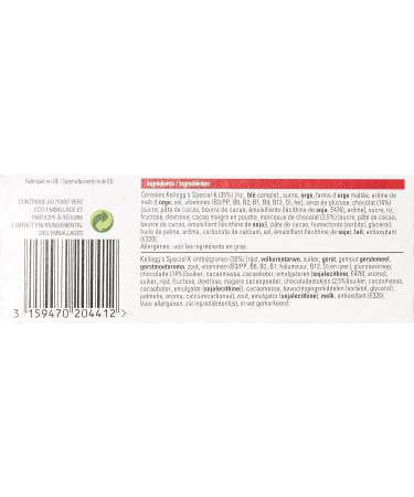 Special K Whole Wheat Rice Cereal Bars with Chocolate Chips - 6 Bars 130g - Buy Online on GoSupps.com