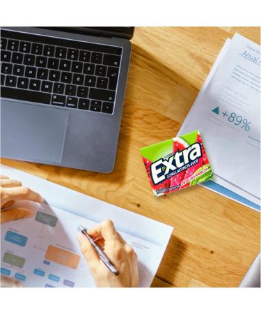 Extra Sugar Free Gum Sweet Watermelon 15 Stick Slim Pack (Pack of 10) by Extra Foods  - Buy Online on GoSupps.com