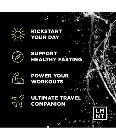 LMNT Keto Electrolyte Powder Packets | Paleo Hydration | Citrus Salt | No Sugar & Artificial Ingredients | 30 Stick Packs - Buy Online on GoSupps.com