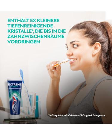 Odol-med3 Extreme Fresh Toothpaste 75ml - Long-Lasting Freshness | International Shipping Available - Buy Online on GoSupps.com