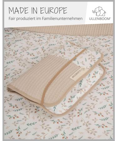 ULLENBOOM Floral Sand Diaper Pocket - Optimal Organizer for On-the-Go Holds 3 Diapers & Accessories - Made in EU 18 x 27 cm - Buy Online on GoSupps.com