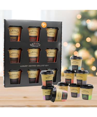 Barista Luxury Christmas Coffee Collection - Assorted Flavoured Instant Coffee Mix Xmas Gift Set - Buy Online on GoSupps.com