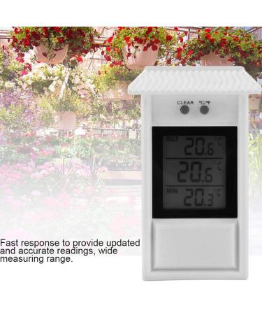 Buy Waterproof Digital Thermometer & Hygrometer - Fast Celsius/Fahrenheit Switch - Easy to Use Indoor Temperature Controller - Buy Online on GoSupps.com