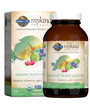 Garden of Life MyKind Organics Organic Plant Calcium 180 Vegan Tablets