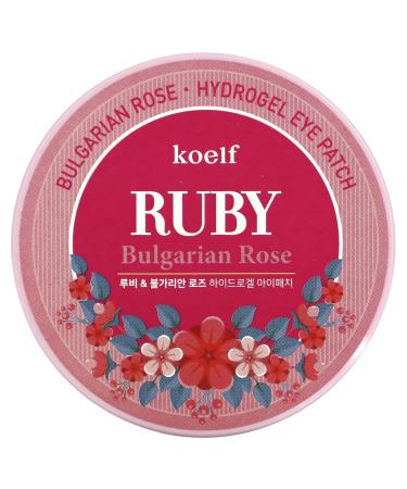 Koelf Ruby Bulgarian Rose Hydro Gel Eye Patch 60 Patches
