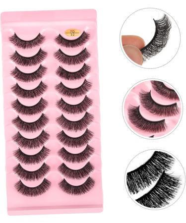 ORFOFE 10 Pairs Fake Eyelashes Faux Lashes Baby Dolls for Girls Synthetic Lashes Girls Lash Extensions Artificial Lashes Girls Lashes Iron on Patches False Extend Miss Natural Fiber - Buy Online on GoSupps.com