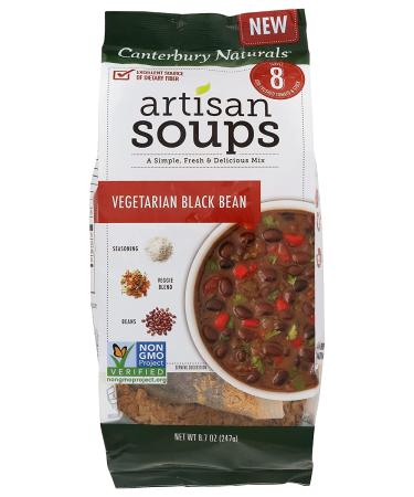 Canterbury Naturals Vegetarian Black Bean Soup Mix - Non-GMO, 8.7 oz (Pack of 3) - Makes 8 Servings - Buy Online on GoSupps.com