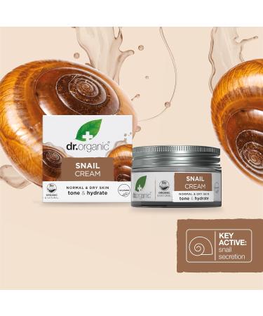 Buy Dr Organic Snail Gel Cream 50ml - Hydrating Anti-Aging Skincare for Glowing Skin - Worldwide Shipping Available - Buy Online on GoSupps.com