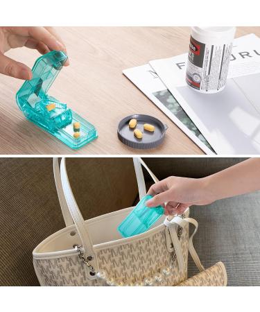 Buy Pill Cutter for Small Pills | Safe Tablet Splitter & Medication Slicer - Green - Buy Online on GoSupps.com