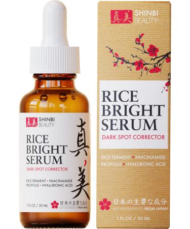 Japanese Skincare Products - Niacinamide Melasma Brightening Serum for Dark Spots Hyperpigmentation & Uneven Skin Tone 1oz