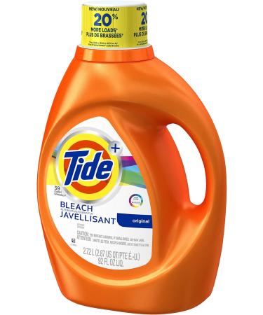 Buy Tide Plus Bleach Alternative Liquid Laundry Detergent - Safe for Colors Original Scent 2.72 L (59 Loads) - International Shipping Available - Buy Online on GoSupps.com