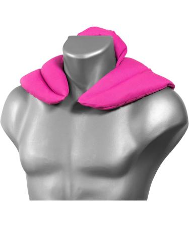 Cozy Pink Neck Pillow with Stand-Up Collar - Heat Pad & Grain Pillow for Ultimate Comfort - Buy Online on GoSupps.com