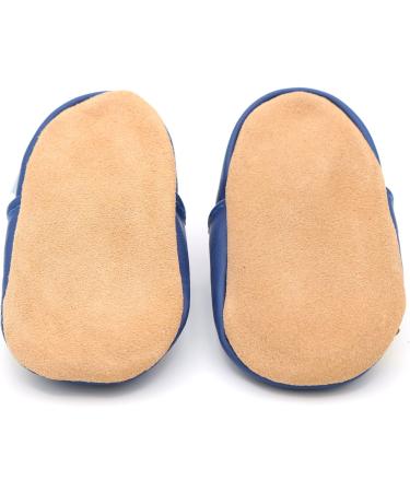 Dotty Fish Soft Leather Baby Shoes for Boys | Non Slip Toddler Shoes with Animal Designs | 3-4 Years | Multicoloured Fish - Buy Online on GoSupps.com
