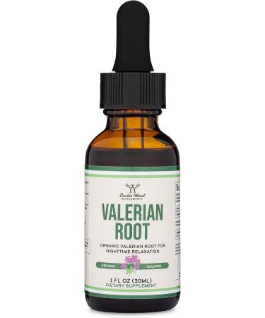 Valerian Root Drops for Sleep - Organic Valerian Root Tincture Extract 168mg - 1 FL OZ 30 Servings (Better Absorbed Than Capsules Enhances Valerian Root Tea) for Relaxation and Calm by Double Wood - Buy Online on GoSupps.com
