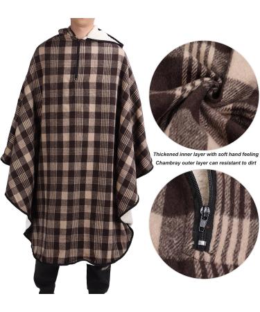 Hooded Blanket Shawl Lightweight Wheelchair Blanket Double Layer Half Blanket Semi-Recumbent Softness for Home Use - Buy Online on GoSupps.com