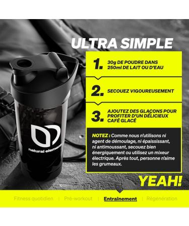 Whey Powder Iced Coffee 1kg 23 g Protein and 2.5 g Coffee Extract Per Serving For Muscle Development High Content Laboratory Tested and Made in Germany - Buy Online on GoSupps.com