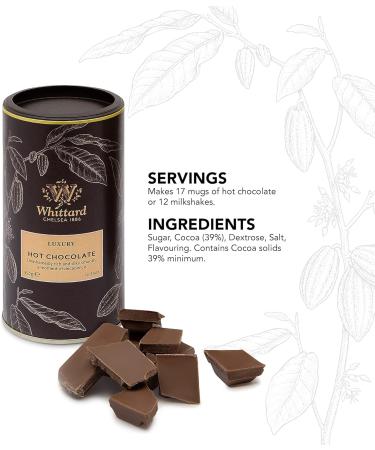 Whittard of Chelsea Hot Chocolate 350g - Premium Quality Cocoa Mix - Buy Online on GoSupps.com