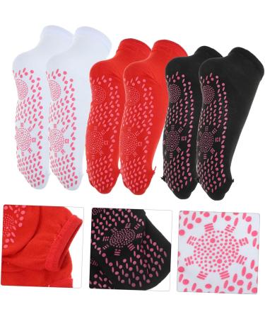Coolhiya Self-Warming Socks for Men & Kids | Heated Winter Socks for Enhanced Blood Circulation - 3 Pairs - Buy Online on GoSupps.com