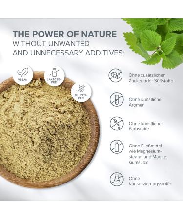 Kunatura Nettle Extract 10:1 - 200 High-Quality Capsules | 900mg Daily Dose No Additives | Effective Herbal Supplement - Buy Online on GoSupps.com