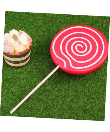 Alipis 4 Pcs Fake Lollipop Props Decor Christmas Lollipop Props Giant Prop Giant Candy Peg with Hook Realistic Candy Props Kid Toys Lollipop Cake Decorations Child Wooden Ornaments Drinks - Buy Online on GoSupps.com