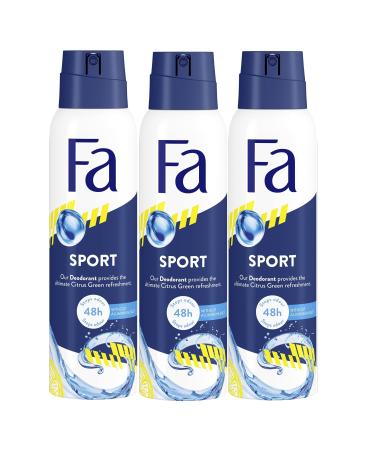 Fa Deodorant 6.75 Ounce Spray Mens Sport (199ml) (3 Pack)