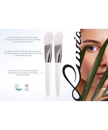 Luvia Mask Brush Silicone S502 - Dual Silicone Brush for Face & Eye Masks | Perfect for Serums | Shop Now - Buy Online on GoSupps.com