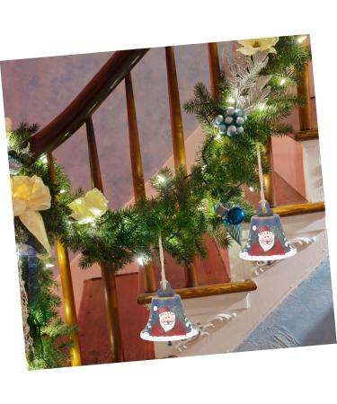 Buy Abaodam 2PC Wrought Iron Snowmen Jingle Bells - Christmas Holiday DIY D cor - 7x7cm - Colorful Hanging Bells for Festive Decorations - Buy Online on GoSupps.com