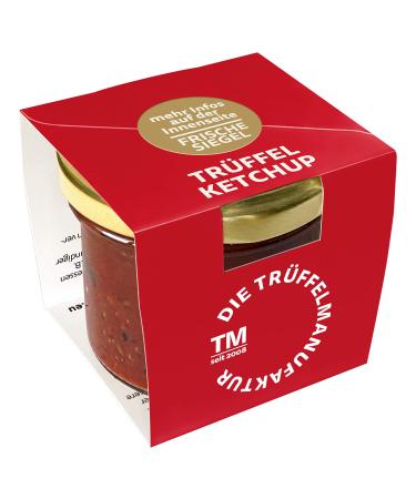 Die Tr ffelmanufaktur Die Tr ffelmanufaktur - Ketchup truffle with 7% real black truffles luxury swirls for delicious crispy chips or juicy steaks spareribs ribs sausages 110g glass