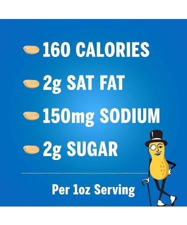 Planters Pop & Pour Dry Roasted Peanuts - 4 Pack of 7 oz. Jars - Buy Online on GoSupps.com