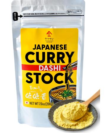 YAMASAN KYOTO UJI Japanese Curry Dashi Stock Spicy and Rich Umami Broth Produced by a Famous Restaurant in Kyoto For Udon Ramen Stir-Fries Made in Japan 200g(7.0oz)