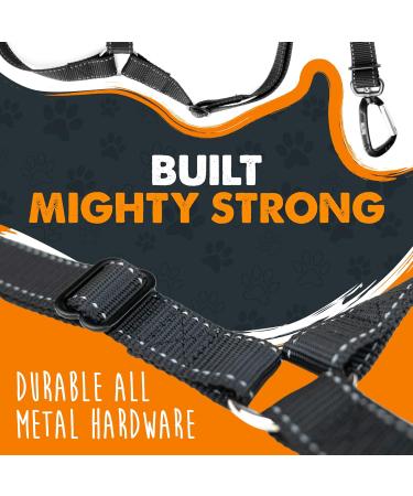 Mighty Paw Dog Headrest Car Seat Belt - Adjustable Length for Large & Small Dogs - Universal Design - Tactical Buckle & Strong Nylon Webbing - Buy Online on GoSupps.com