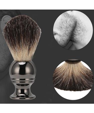 Premium Stainless Steel Shaving Brush for Home Salon & Travel - Best Shaving Tool - Buy Online on GoSupps.com