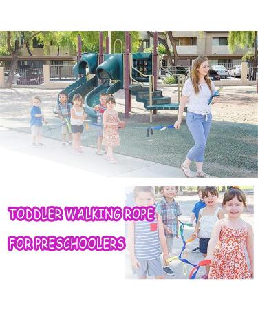 Children Walking Rope Kids Safety Walking Rope with Colorful Handles Preschool Daycare School Kids Outdoor Colorful Handles 370 CM to Up to 12 Children 2 Teachers Durable Nylon - Buy Online on GoSupps.com