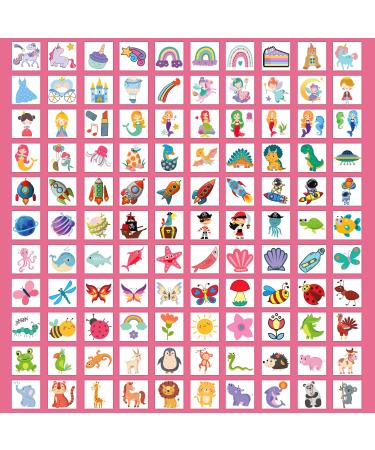 Partywind Kids Temporary Tattoos - 204 PCS Fake Tattoo Stickers for Kids Party Favors & Decorations - Buy Online on GoSupps.com