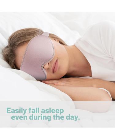 Ultimate Pink Dreamer 3D Sleep Mask - Luxurious Light Blocking Silk Eye Mask with Earplugs for Men & Women | International Shipping Available - Buy Online on GoSupps.com