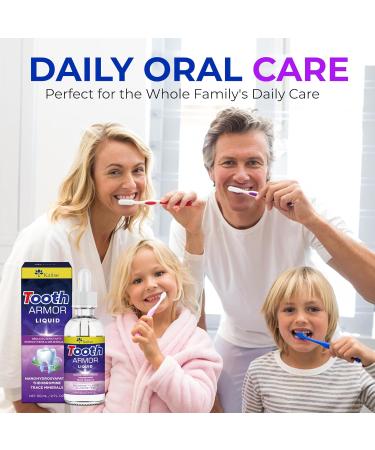 Cavity Healing Tooth Armor: Nano Hydroxyapatite Daily Care Drops for Tooth Surface Support - Gentle Oral Care for Sensitive Teeth Fluoride-Free 2 FL OZ 2 Fl Oz (Pack of 1) - Buy Online on GoSupps.com