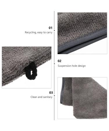 Uonlytech 3pcs Fiber Makeup Remover Gloves & Scrub Mitts for Body & Face - Microfiber Cleansing & Exfoliating Bath Accessories - Buy Online on GoSupps.com