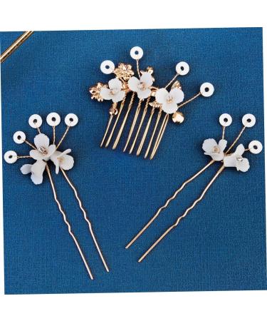 DOITOOL 1 Set Bridal Hairpin Wedding Headpiece for Bride Vintage Hair Accessories Vintage Hair Clips Japandi Decor Hair Decor Asian Hair Pin Hair Comb Miss Japanese-style Alloy - Buy Online on GoSupps.com