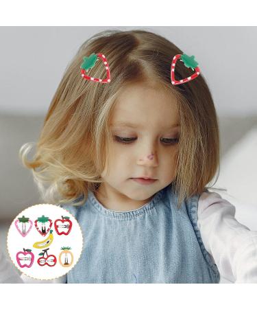 Lurrose 14pcs Fruit Shape Hair Clips for Kids - Cute Hair Barrettes for Girls - Buy Online on GoSupps.com