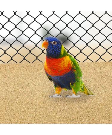 Noifne Gravel Paper for Bird Cage 17x11 Inches - 20 Pcs Fine Sand for Birds Parrots Cockatiels - Buy Online on GoSupps.com