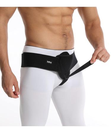 Inguinal Hernia Support Belt Truss for Men and Women - L/XL Size 44-55 Hip - Lower Hernia Support - Post-Surgical Girdle - Buy Online on GoSupps.com