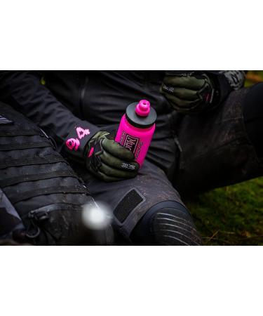 Muc-Off Elite Fly Pink Water Bottle 550ml - Lightweight BPA-Free Sports Bottle with Ergonomic Cap - 100% Recyclable Pink Bottle - Buy Online on GoSupps.com