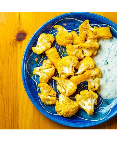 Mrs. Klein's Hot Pickled Cauliflower Bites - Kosher, Keto & Gluten Free Spicy Vegetable Snack - Natural Ingredients - 128 Fl Oz - Buy Online on GoSupps.com