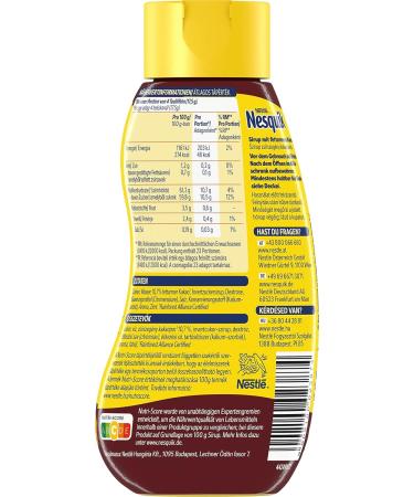 Nesquik Schoko Sirup - 5-Pack (300ml) | Perfect Topping for Drinks & Desserts | Delicious Drinking Chocolate - Buy Online on GoSupps.com