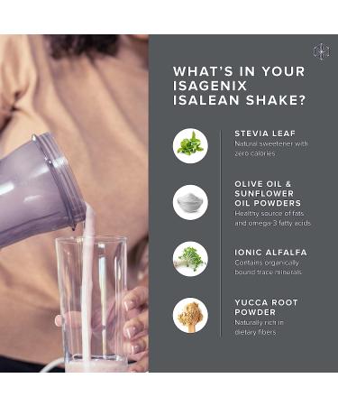 Isagenix IsaLean Shake - Superfood Meal Replacement Drink Mix for Weight Management & Muscle Growth - 826g Canister (French Vanilla) - Buy Online on GoSupps.com