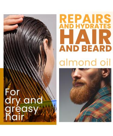 100% Natural Cold-Pressed Almond Oil for Pregnancy & Infant Care - Anti-Stretch Marks Hair Mask Moisturizing - 1000ml Essential Oil - Buy Online on GoSupps.com