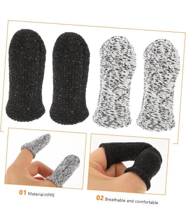 FRCOLOR 100 Pcs Anti-Cut Finger Cots - Convenient DIY Finger Sleeves & Protectors for Carving Gardening & Crafting - Buy Online on GoSupps.com