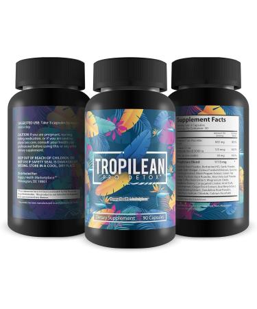 Tropilean Pro Detox - Effective Full Body Detox & Cleanser with Vitamin C Turmeric CLA & ACV - Boost Energy & Immune Support - Shop Internationally - Buy Online on GoSupps.com