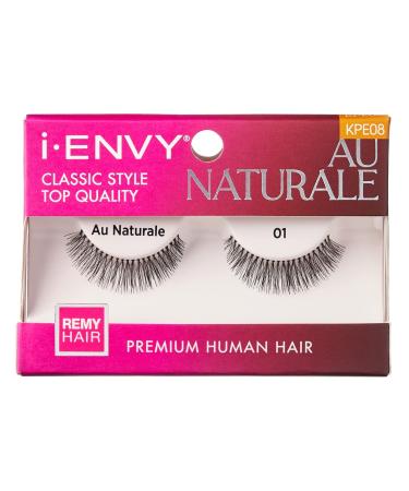 Kiss I Envy Au Naturale 01 Classic Style Lashes (Pack of 6)