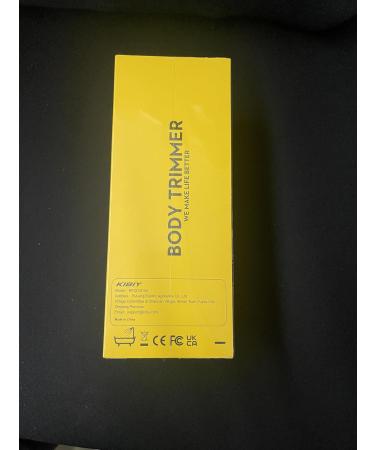 Buy Kibiy Men's Intimate Razor - LED & IPX7 Waterproof Body Hair Trimmer with Anti-Cut Blades - Buy Online on GoSupps.com